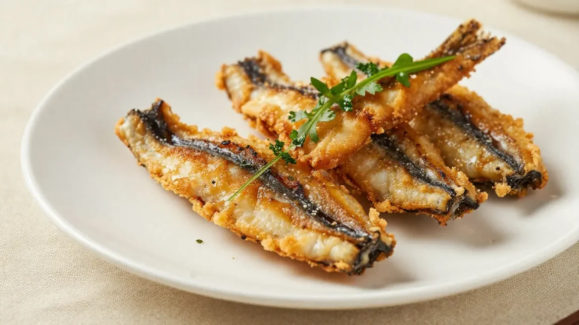 Deliziosa anguilla cotta nella friggitrice ad aria per un pasto gustoso e leggero.