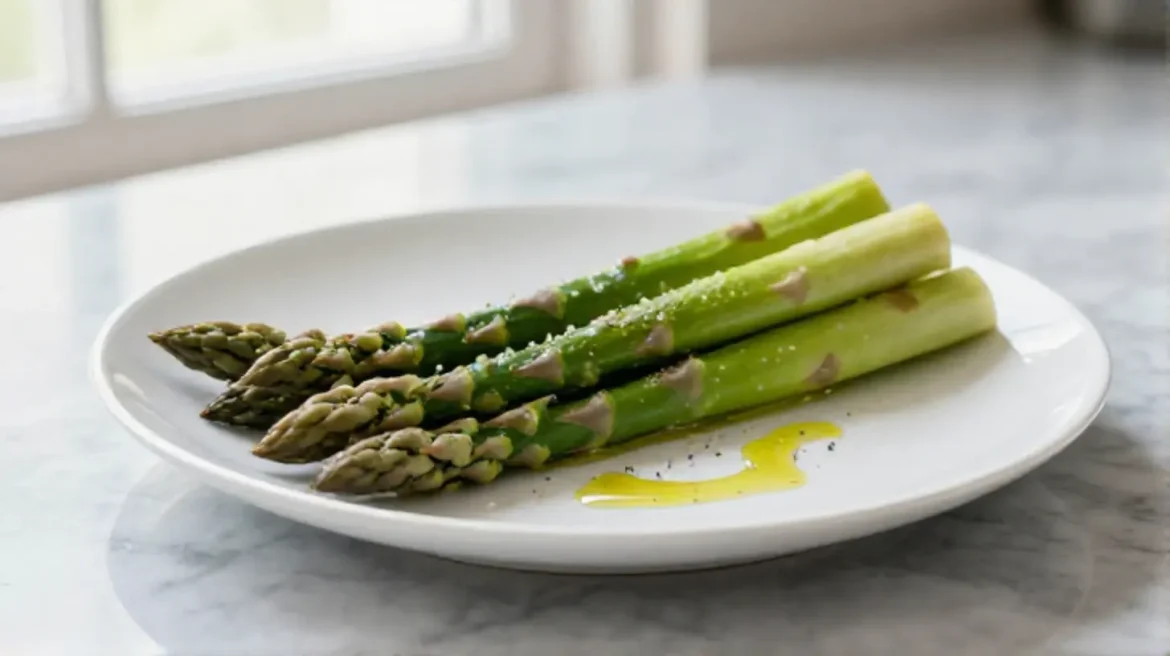 Deliziosi asparagi in friggitrice ad aria croccanti e saporiti.