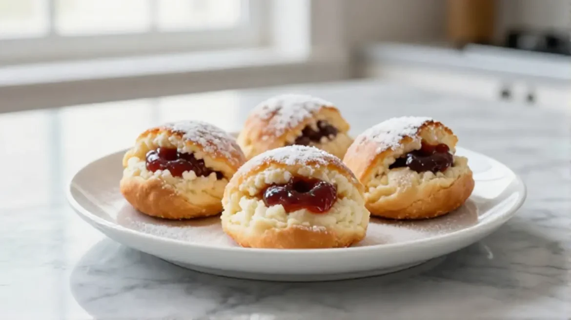 Deliziosi bomboloni preparati in friggitrice ad aria.