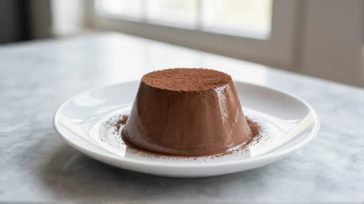 Preparare un delizioso budino al cioccolato in friggitrice ad aria.
