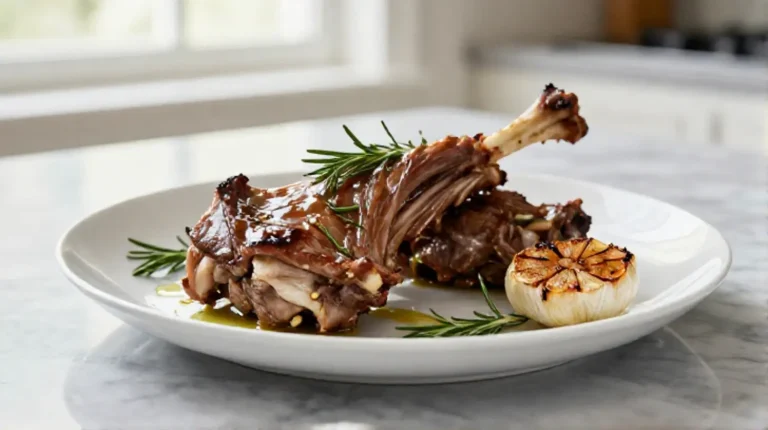 Delizioso capretto cucinato in friggitrice ad aria