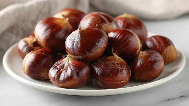 Deliziose castagne in friggitrice ad aria, un modo semplice e veloce per gustarle.