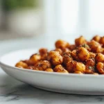 Ceci cucinati in friggitrice ad aria per un pasto sano e gustoso.