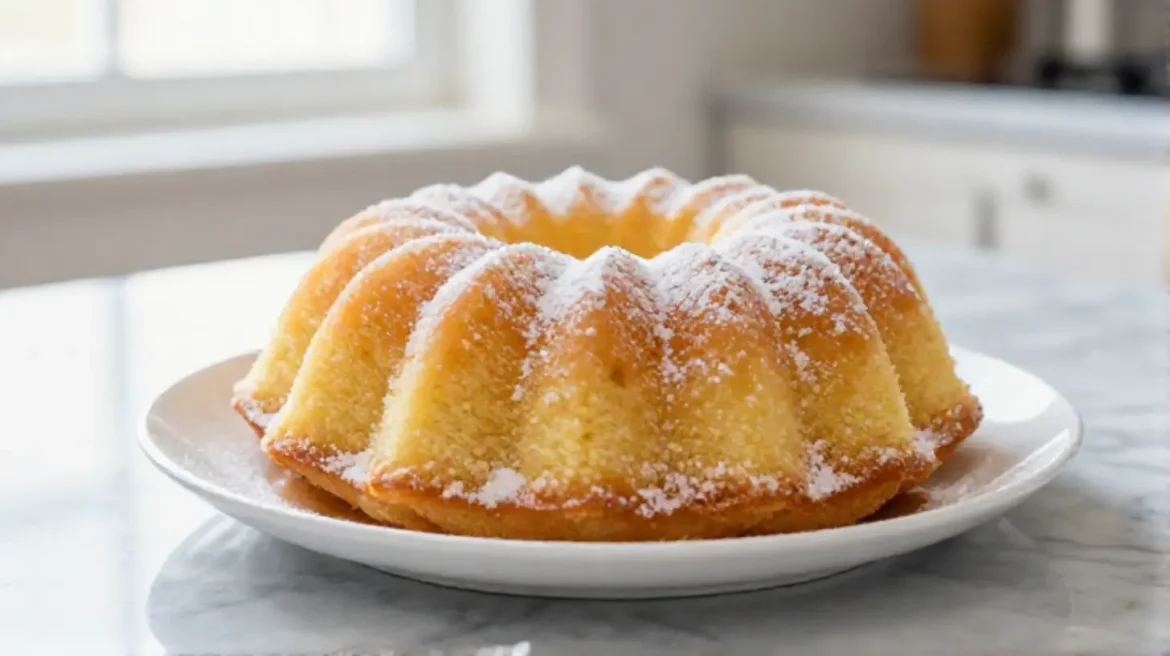 Deliziosa ciambella in friggitrice ad aria, morbida e profumata.