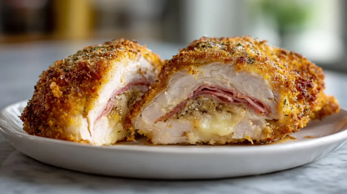 Cordon bleu in friggitrice ad aria cordon bleu preparato nella friggitrice ad aria