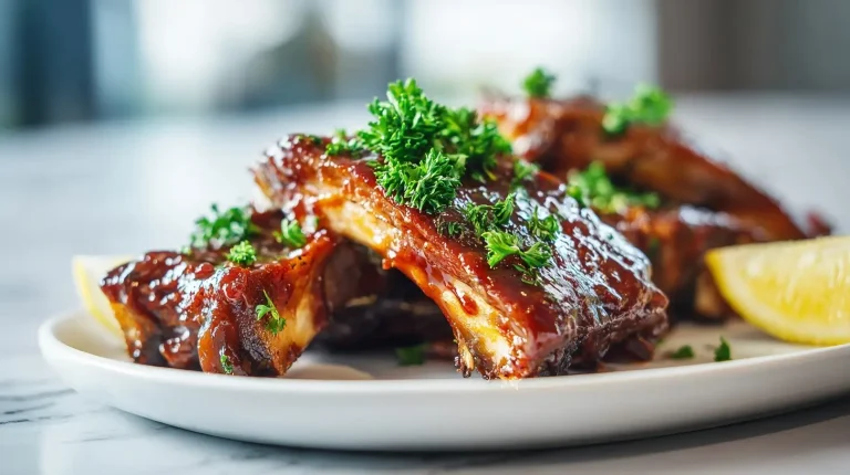 Deliziose costine in friggitrice ad aria, croccanti e succulente.