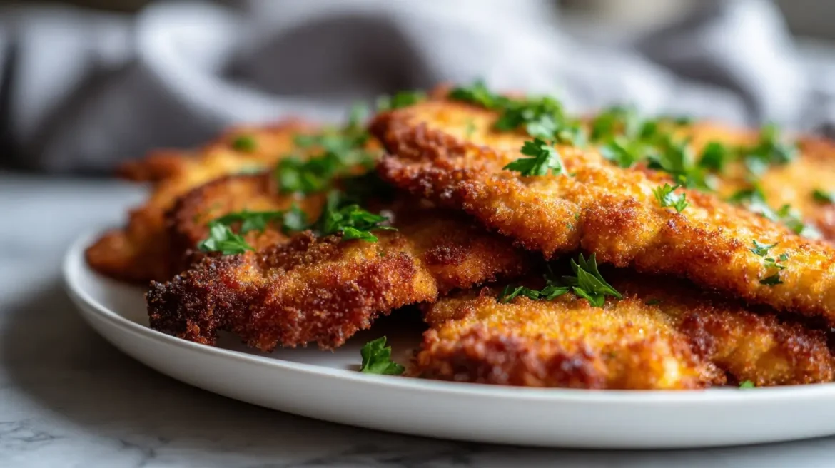 Cotolette con friggitrice ad aria cotolette in friggitrice ad aria deliziose e croccanti