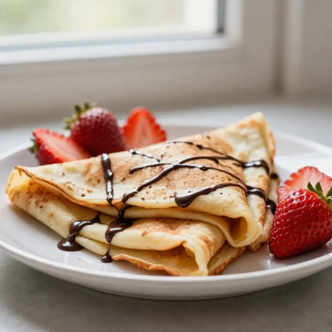 Crepes soffici cotte alla perfezione in friggitrice ad aria.
