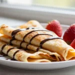Deliziose crepes preparate in friggitrice ad aria.