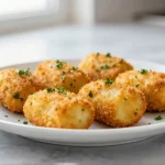 Crocchè di patate preparati in friggitrice ad aria per una ricetta leggera e gustosa.