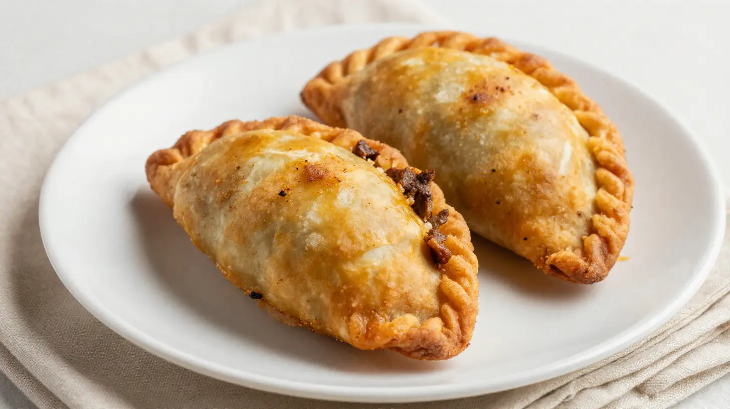 Deliziose empanadas cotte nella friggitrice ad aria, croccanti e saporite.