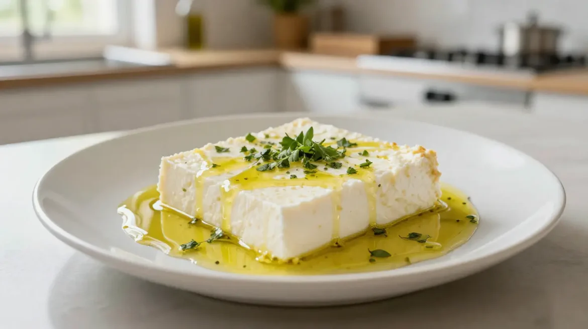 Deliziosa feta al forno preparata nella friggitrice ad aria per un sapore unico.
