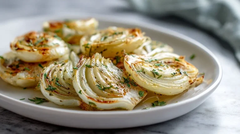 deliziosi finocchi cotti nella friggitrice ad aria