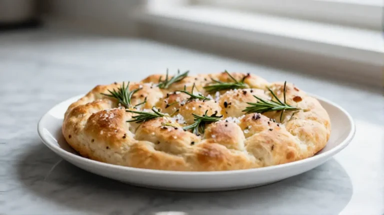 Focaccia preparata nella friggitrice ad aria, leggera e croccante.