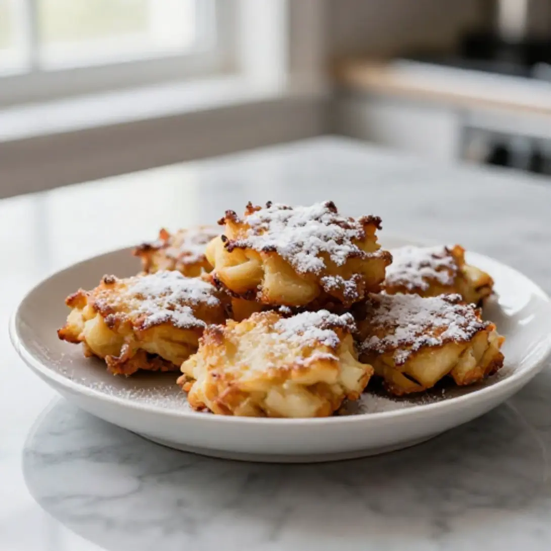 Deliziose frittelle di mele in friggitrice ad aria, perfette per ogni occasione.