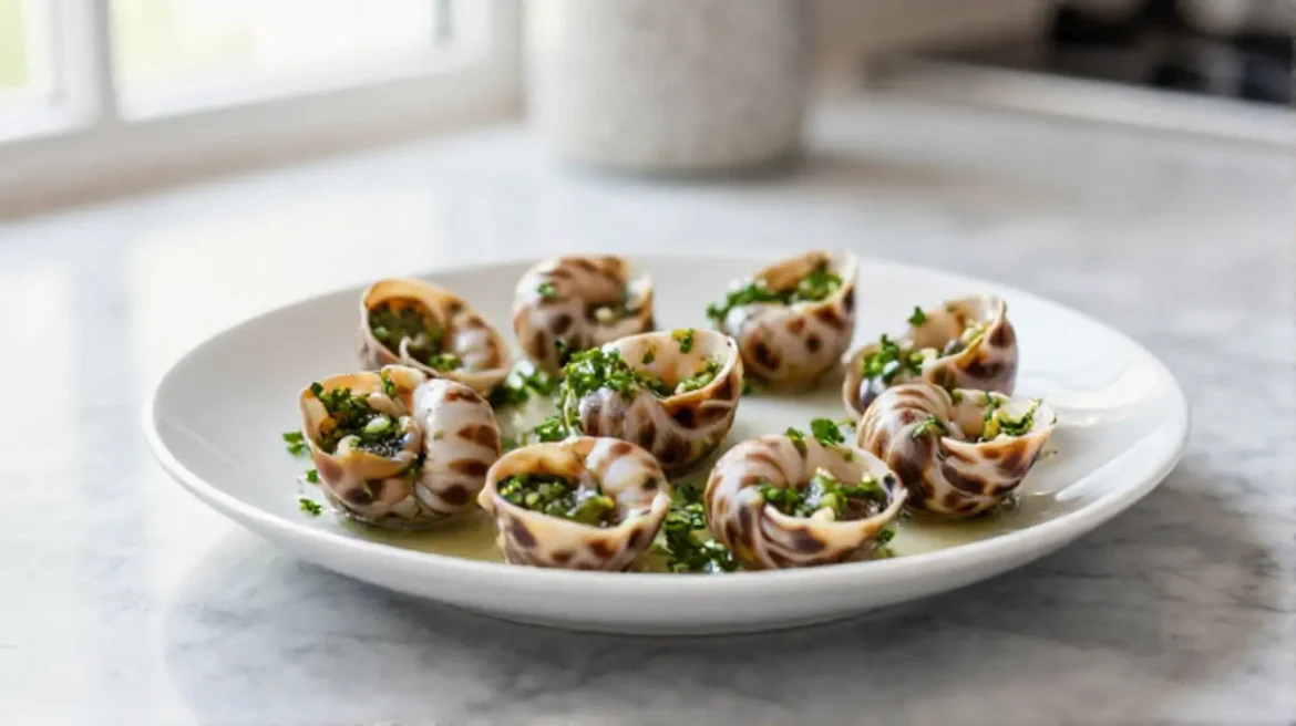 Lumache preparate in friggitrice ad aria per un esperimento culinario unico.