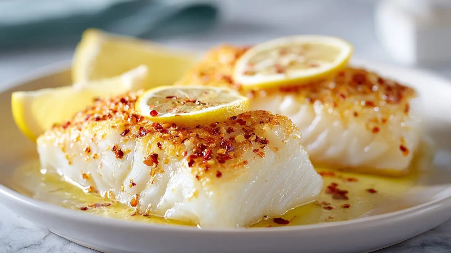 Merluzzo cucinato in friggitrice ad aria, un piatto gustoso e sano.