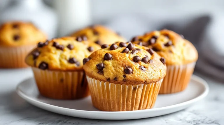 Deliziosi muffin cotti nella friggitrice ad aria.