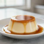 Deliziosa panna cotta cucinata in friggitrice ad aria.