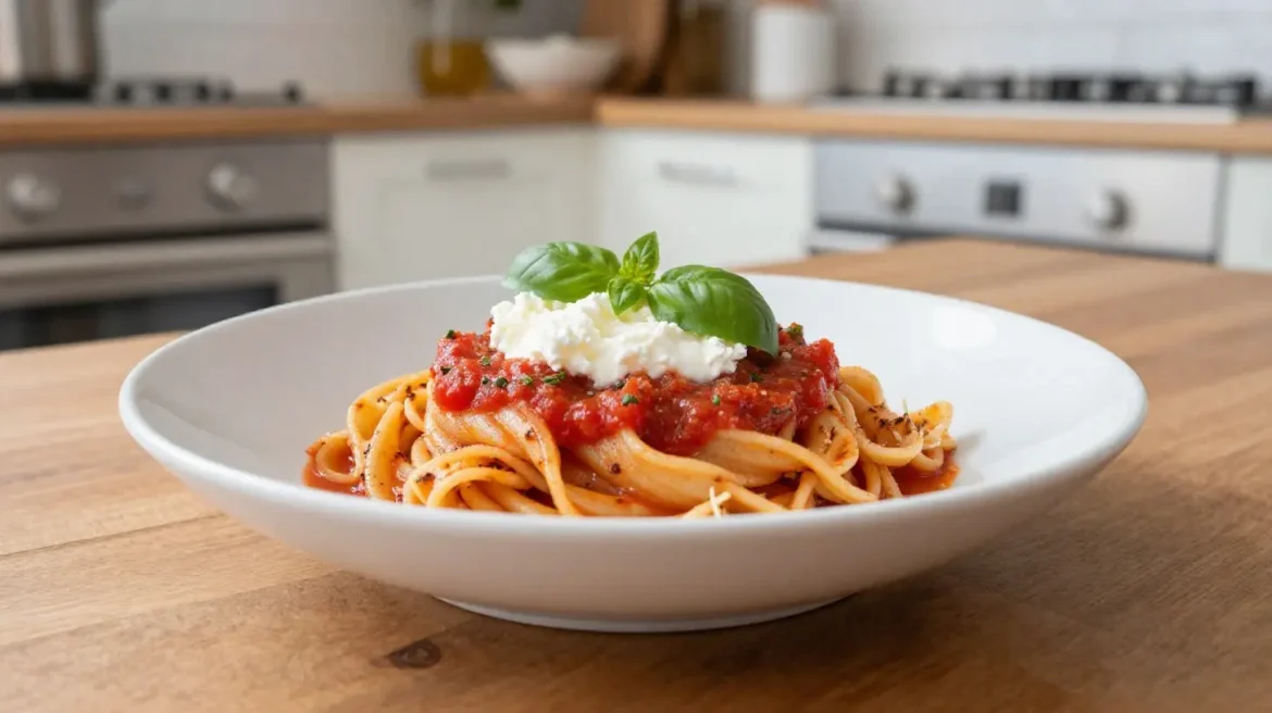 Pasta alla norma in friggitrice ad aria Deliziosa pasta alla norma preparata nella friggitrice ad aria per un sapore autentico e leggero.
