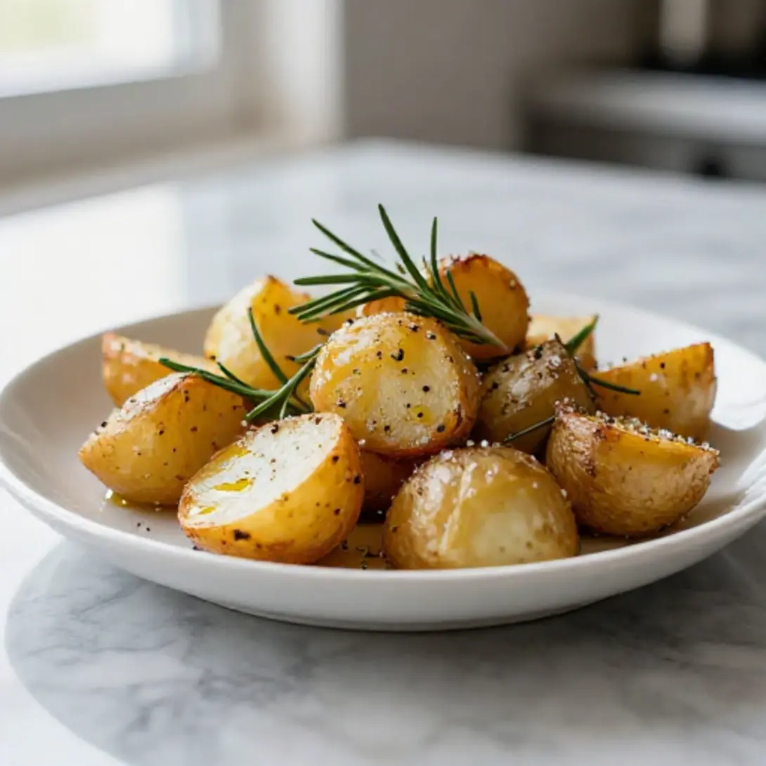 Patate al forno in friggitrice ad aria, un contorno irresistibile.