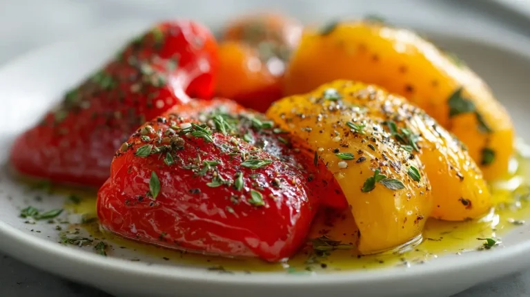 Deliziosi peperoni cucinati in friggitrice ad aria per un piatto leggero e saporito.
