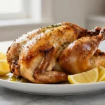 pollo intero cotto nella friggitrice ad aria