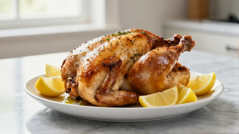 pollo intero cotto nella friggitrice ad aria