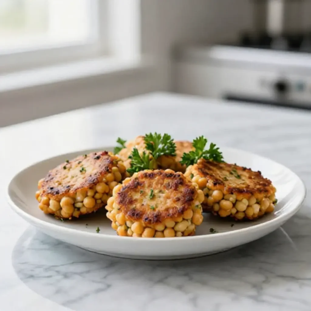 Ricetta di polpette di ceci in friggitrice ad aria, sana e gustosa.