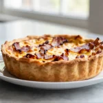 Quiche Lorraine cotta nella friggitrice ad aria, deliziosa e veloce!