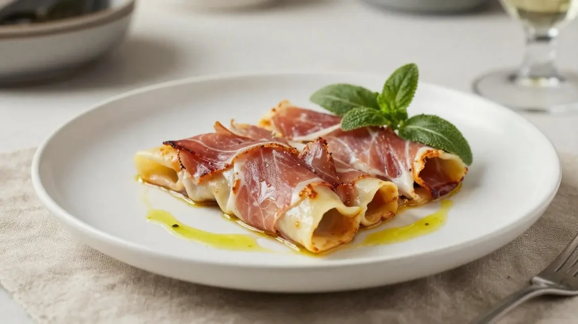 Saltimbocca alla romana in friggitrice ad aria Delizioso saltimbocca alla romana preparato nella friggitrice ad aria per un gusto incredibile.