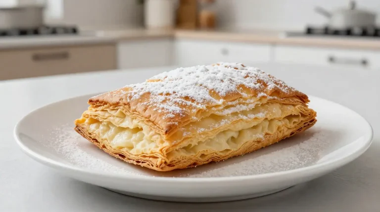 Deliziose sfogliatelle cotte in friggitrice ad aria, croccanti e soffici.