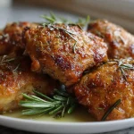 Sovracosce di pollo cucinate in friggitrice ad aria, croccanti e succose.