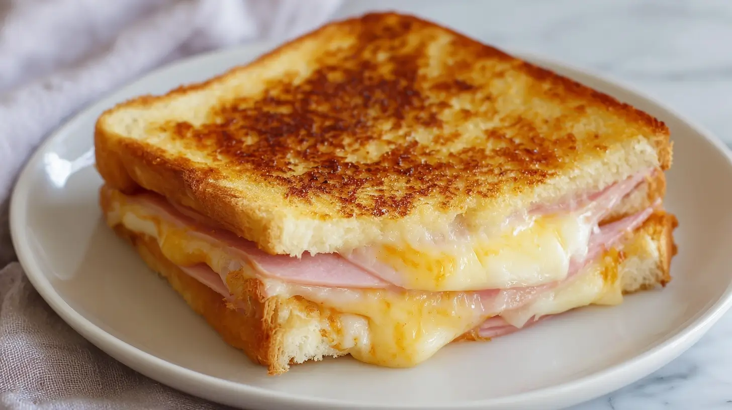 Delizioso toast preparato in friggitrice ad aria