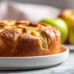 Deliziosa torta di mele preparata in friggitrice ad aria.