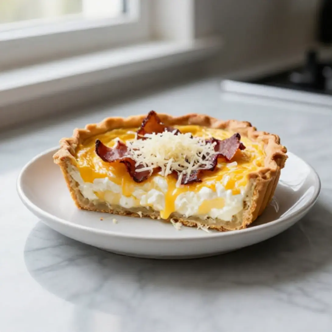 Torta salata in friggitrice ad aria, facile e veloce da preparare.