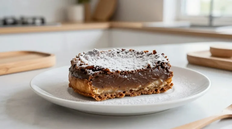 Deliziosa torta tenerina preparata con la friggitrice ad aria per una consistenza perfetta.