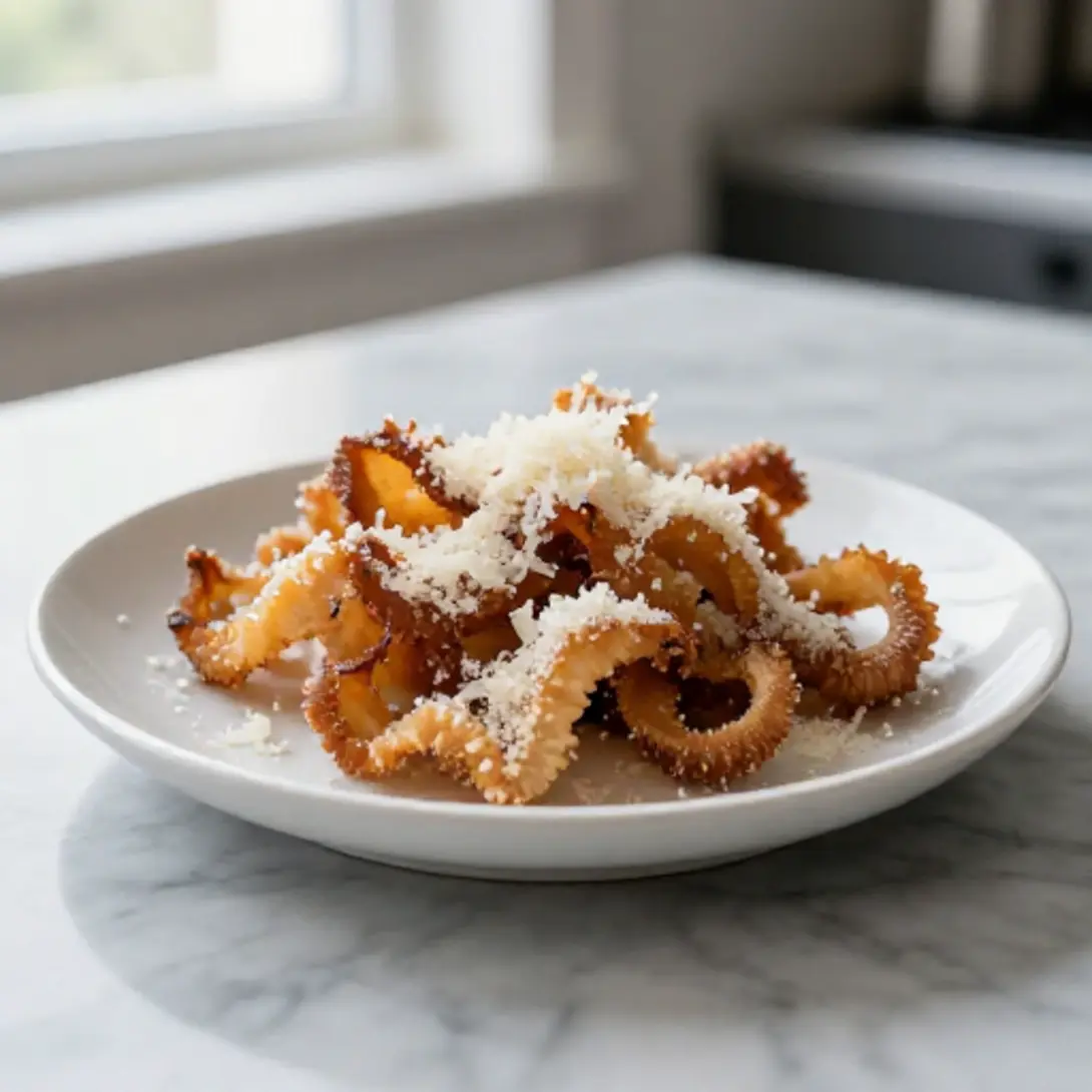 Preparazione della trippa in friggitrice ad aria per un pasto delizioso.