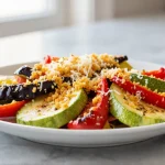 Deliziose verdure gratinate in friggitrice ad aria.