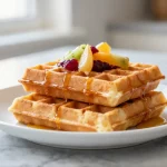 waffle in friggitrice ad aria, un dolce croccante e delizioso