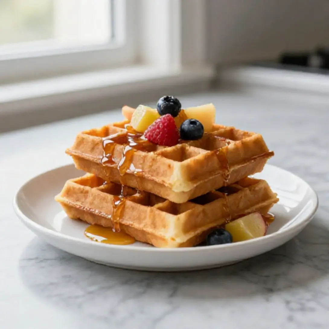 waffle in friggitrice ad aria, la ricetta che fa impazzire tutti