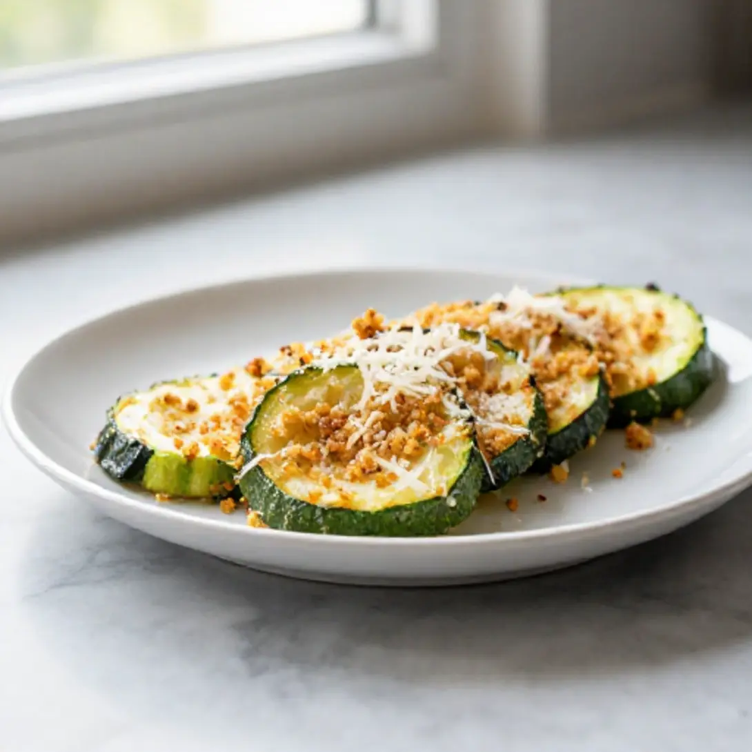 Zucchine gratinate in friggitrice ad aria, una ricetta veloce e gustosa.